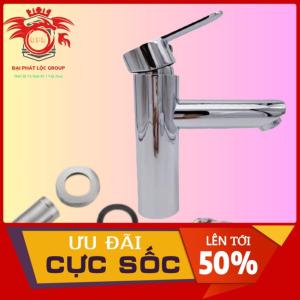 Hàng hót Giá siêu rẻ Vòi lavabo chậu rửa mặt nóng lạnh inox304 trụ tròn cao 16cm mạ NIKENkiểu dáng nhỏ gọn hiện đại-KENISI VNLK160