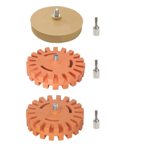 Sturdy Rubber Removers Wheel Effective High Performances Adhesive Eraser Wheel Suitable for Various Surfaces Materials