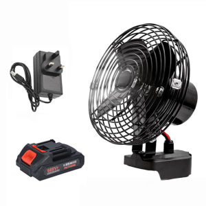 [Local] 8 Inch Portable Camping Fan Cordless Rechargeable Metal Fan Long Battery Life for Home Outdoor Camping