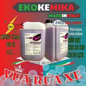 Can 20 lít Dung Dịch Rửa Xe Không Chạm Ekokemika Bio 30 Đậm đặc sạch bóng đẹp phù hợp các loại xe Phukienprocare