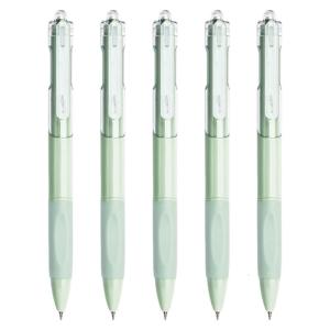 5 Pcs Aesthetic Gel Pen 0.5mm Writing Pen Retractable Black Ink Pen Neutral Pen Pressing Pen Lovely Pen for School