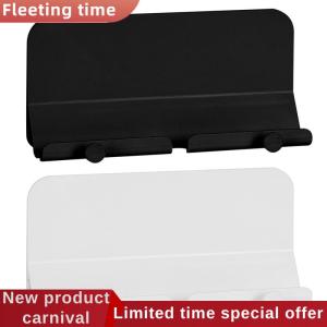 Fleeting time Wall Mount Charger Hook Extended Version Dual Hooks Tablet Phone Charging Bracket Hands Free Wall Mount Phone Holder For Bedroom Living Room Kitchen Compatible With All Phone Or Mini ipad