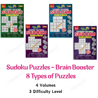 Sudoku Puzzles Book - 8 Types of sudoku puzzle - Easy Medium Hard - 143 puzzles