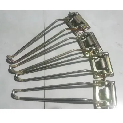 Bộ chân bàn gấp chân bóp đại mạ màu vàng (không kèm mặt)