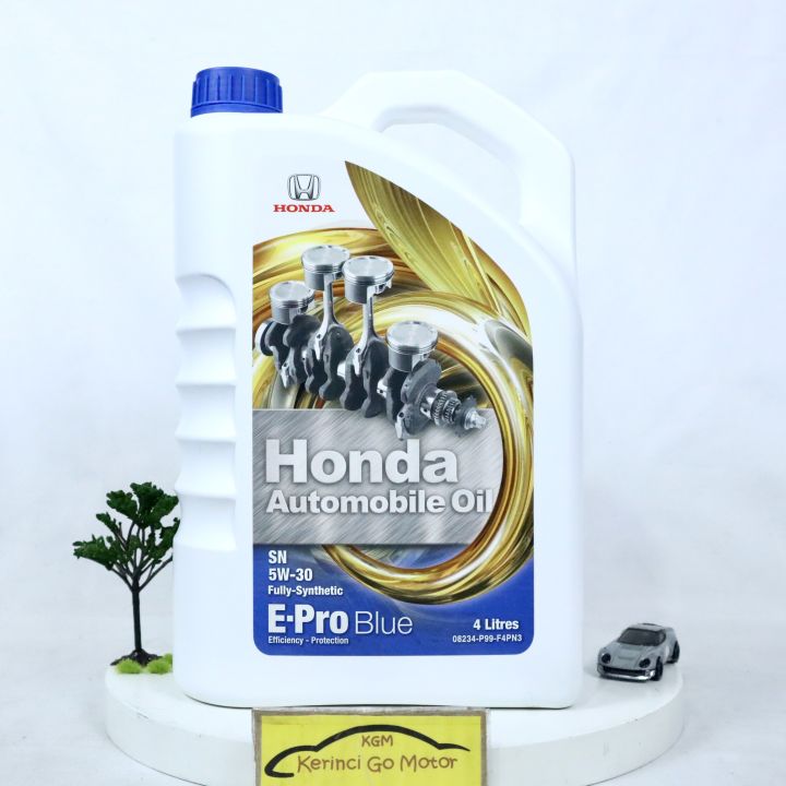 Honda E-Pro Blue SN 5W-30 GF-5 4 Liter Automobile Oil Pelumas Mesin ...