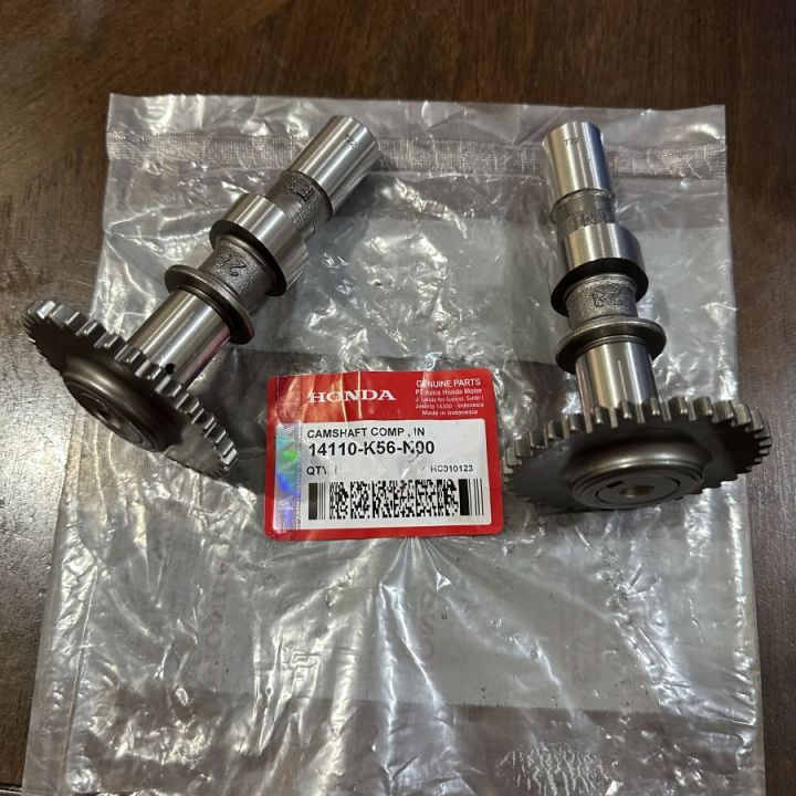 K56 NOKEN AS IN EX SET KIT ASSY CBR 150 LED SONIC CAMSHAFT SUPRA GTR