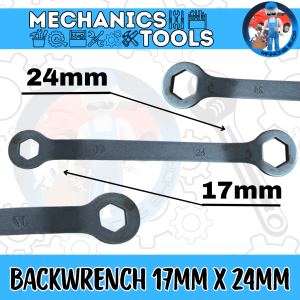 Backwrench 17mm X 24mm High Quality Heavy Duty Handtool Panggilid
