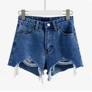 celana jeans pendek wanita dewasa celana jeans wanita celana korean style jumbo celana sobek jeans wanita celana casual ootd