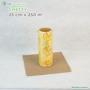 Wrapping FIlm Cheffy Plastik pembungkus makanan Plastik wrapping makanan Sayuran Buah Food wrapping Cling Wrap