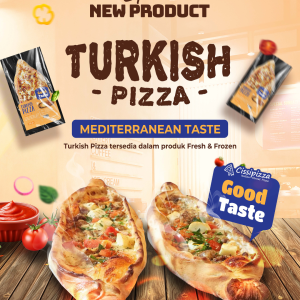 Personal Pizza Frozen Cissipizza - Turkish Pizza - Diameter 20 cm (Makanan Siap Saji)