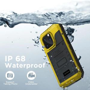 For iPhone 16 15 14 13 12 11 Pro Max XS XR 8 7 6 Plus IP68 Waterproof Rugged Metal Armor Case Shockproof Cover Screen Protector