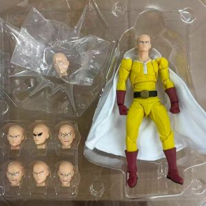 Mô hình nhân vật hành động Kaiyodo Ko Genos Saitama Revoltech Yamaguchi One Punch Man Anime tượng mô hình khớp nối có thể cử động đồ chơi quà tặng