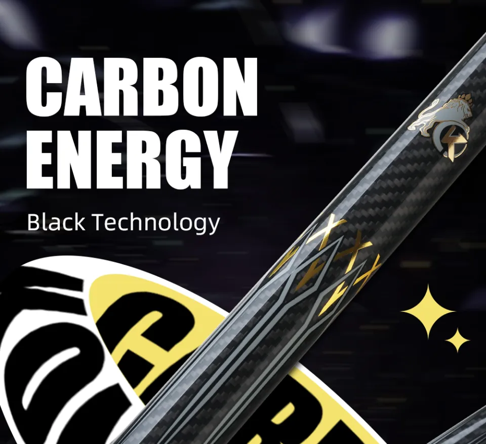 KONLLEN KL-3K カーボン KONLLEN KL-3K Carbon FIber Pool Cue Stick 147cm 3/8*8 Radial