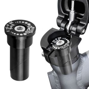 SERAPHYXO 22.2mm25.4mm Folding Bike Fork Riser Aluminum Alloy Anti CorrosionRust Fork Expansion Adapter Connection Adapter Stable Fork Head Tube Adapter Folding Bike