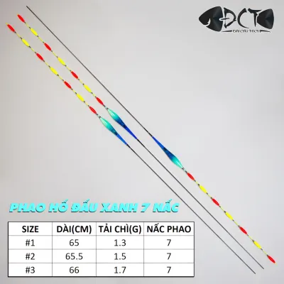 Phao Câu Hố Đấu D101 Xanh 7 Nấc Không Tự Cân