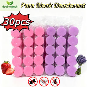 30pcs Parablock 香精丸除臭剂 Toilet Block Deo Block Deodorant Block Ubat Gegat Tandas Perwangi Serai Wangi Lemongrass