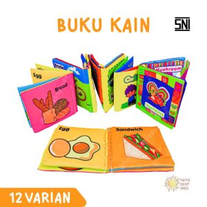 TAIYO: Buku Kain Bantal Bayi & Mainan Anak Edukasi