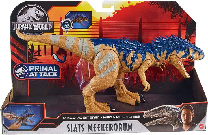 Mô hình khủng long Mattel ​Jurassic World Massive Biters Larger