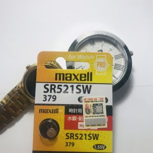 SR521SW Pin Đồng Hồ Maxell 1.55V 521 379 Cao Cấp chất lượng Nhật Bản