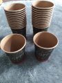P2 JOLIE/ISI 50PCS/Paper Cup Kraf/ Gelas Kopi Tahan Panas /Nesto 8 oz/Kraft Coklat Motif Random/(gelas + tutup) atau (gelas saja). 