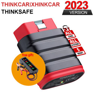 THINKCAR Thinksafe Full System OBD2 Scanner Check Engine ABS SRS AT Code Reader for ISO & Android with Oil EPB ABS SRS 5 Reset Functions EOBD JOBD Car Diagnostic Tool for Proton/Perodua/Toyota/Honda/Isuzu