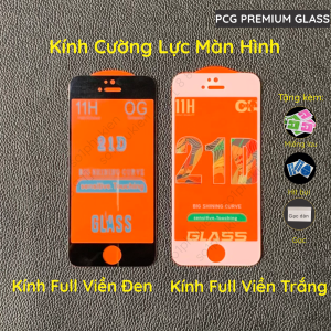 Kính cường lực iPhone 5/ 5S full màn full keo chuẩn đẹp lướt mượt êm tay