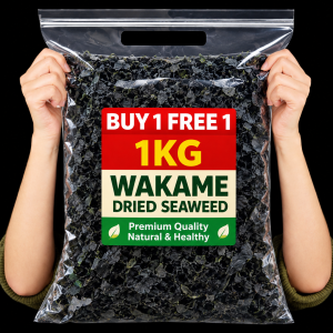 (BUY 1 GET 1 ) Japan Dried Wakame Seaweed | 100% Organic Halal Superfood for Soup & Salad