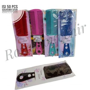 Big Promo Isi 50pcs Souvenir Sisir Dua Sisi Alas Cantik Murah Unik Sovenir Bermanfaat Hadiah