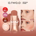 O.TWO.O Makeup Blush Cream Stick 6 Colors Waterproof Long-lasting Lip Cheek Eye Multi-use Stick Mousse Glow Colour Bounce Make-up for Women. 