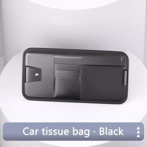 Universal Car Sun Visor Organizer Storage Bag Pocket for Glasses Card Bill Document Car Accessories