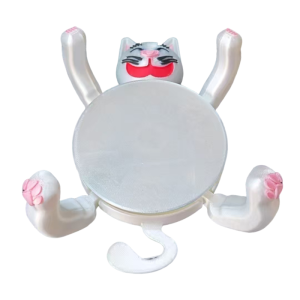 GUHEHARD Cute 3D Print Cat Coasters Anti-scald Creative Water Cup Pad Portable Funny Animal Drinks Placemat Kids Gifts