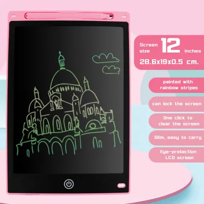 12 Inch LCD Writing Tablet Scribble Board Drawing Board Toys Gifts for Kids MY401