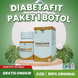 Diabetafit Asli 100% Original Herbal Obat Diabetes Kencing Manis isi 30 & 60 Kapsul Ampuh Resmi BPOM