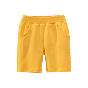 Kids High Quality Cotton Elastic Waist Beach Pants Casual Pants Active Shorts for Kids Boys 1-8 Years Old