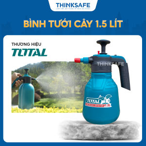 Bình xịt tưới cây 15l TOTAL THSPP201502 phun tia thằng phun sương van xả an toàn cần bơm nhôm áp suất 25bar -Think