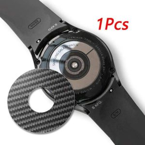 Samsung Watch3 Watch4 9D คาร์บอนไฟเบอร์สติกเกอร์ฟิล์มด้านหลังสำหรับนาฬิกา Samsung 4คลาสสิก40มม. 42มม. 44มม. 46มม. 3 45มม. ป้องกันรอยนิ้วมือป้องกันรอยขีดข่วนกันรอยฝาหลังนาฬิกา