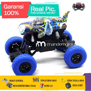 Mainan Mobil Remot Kontrol RC Offroad Climbing Ikan Hiu Shark Batre Cas