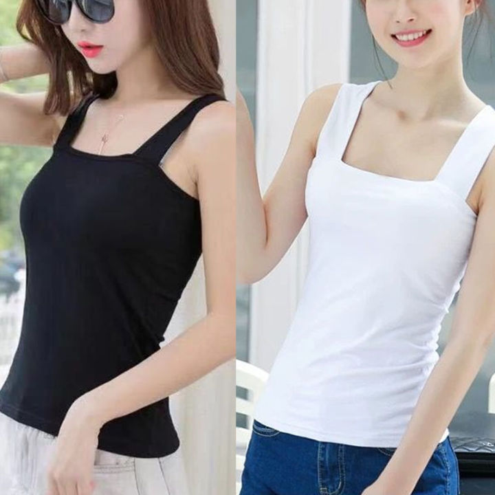 Premium Photo  Women sando vest tank top camisole tops for girls