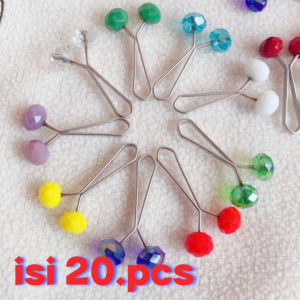 20 pcs Klip Turki Kristal Terbaru