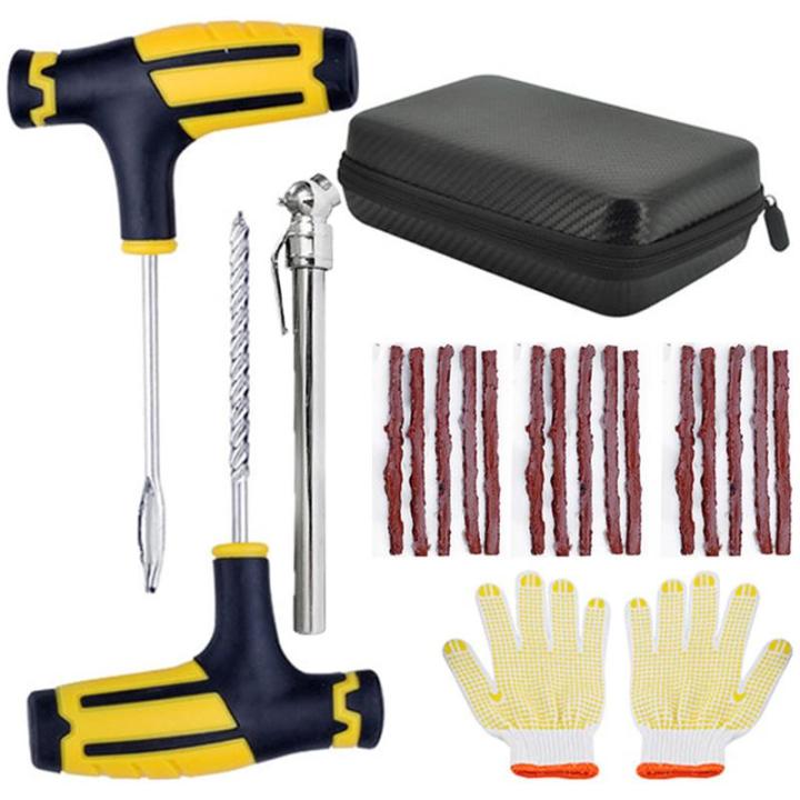 Heavy Duty Professional Tire Repair Kit Car Tyre Puncture Emergency Repair Kit Tubeless Tyre
