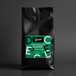 December Day Coffee เมล็ดกาแฟคั่วสด สูตร S4 (Special Blend) คั่วเข้ม 500g.