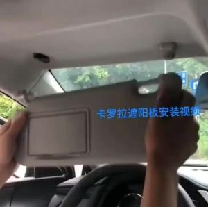 Car Sun visor with mirror for Nissan Tiida 2005-2010/ 2011-2021 latio Left /Right Interior decoration car accessories 2006 2007 2008 2009 2012-2020