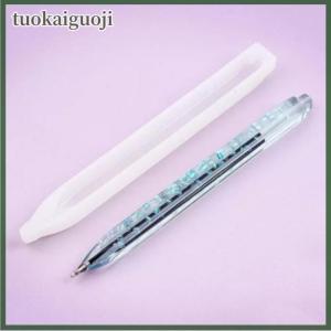 tuokaiguoji 1PC chủ bút nhựa Khuôn Silicone khuôn UV Epoxy đồ trang sức làm công cụ