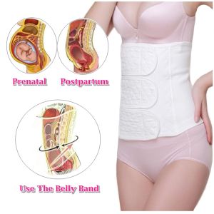 Maternal Cotton Postpartum Gauze Abdomen Corset | Bengkung Bersalin Moden - Double Band Perut Ramping Pembentuk Wanita, Soft Absorbent Material