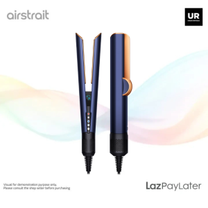 Limited Edition HT01 Airstrait wet to dry straightener (Ceramic Pink / Prussian Blue)