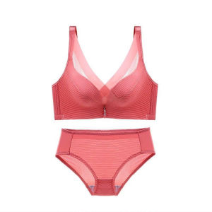 INTIMA seksi Mesh Bra dan seluar dalam yang ditetapkan untuk wanita menolak seluar dalam tanpa wayar A B C Cup Bra laras lancar