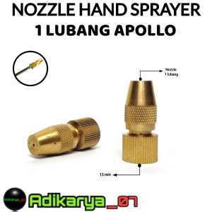 Nozzle Spuyer APOLO Spuyer Kabut Kuningan Spuyer Semprotan Hama Spuyer Semprotan Hama Kuningan Lubang 1 Taiwan