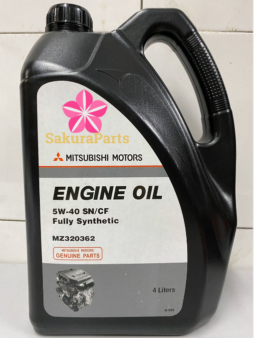 Mitsubishi 5W40 SN/CF Fully Synthetic Engine Oil (4L) | Lazada