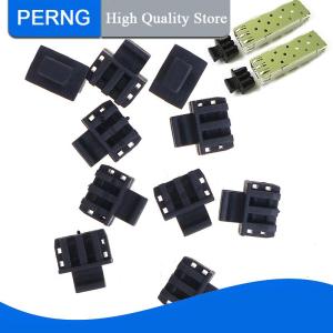 [PERNG] Tehe 10pc SFP Protective Cover SFP Fiber Module Covers Dust Cap Cage Dust Plug