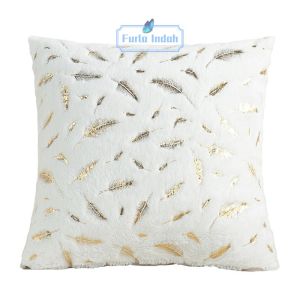 sarung bantal sofa bulu daun mewah sarung bantal kursi bulu daun mewah 40x40cm TYPE SB/005#